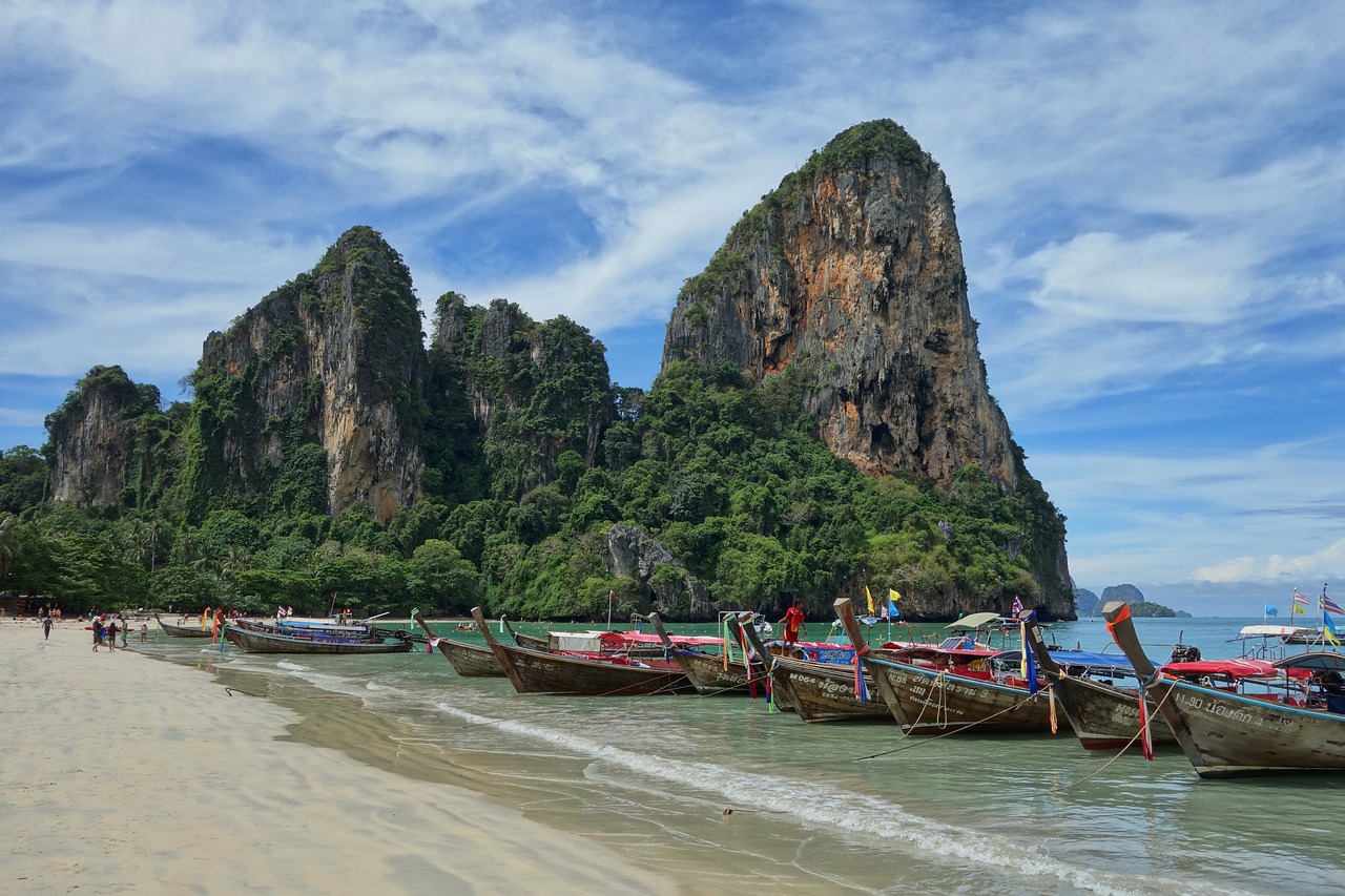 Tailandas, Railay, Papludimys, Atogrąžų, Rojus, Nemokamos Nuotraukos,  Nemokama Licenzija