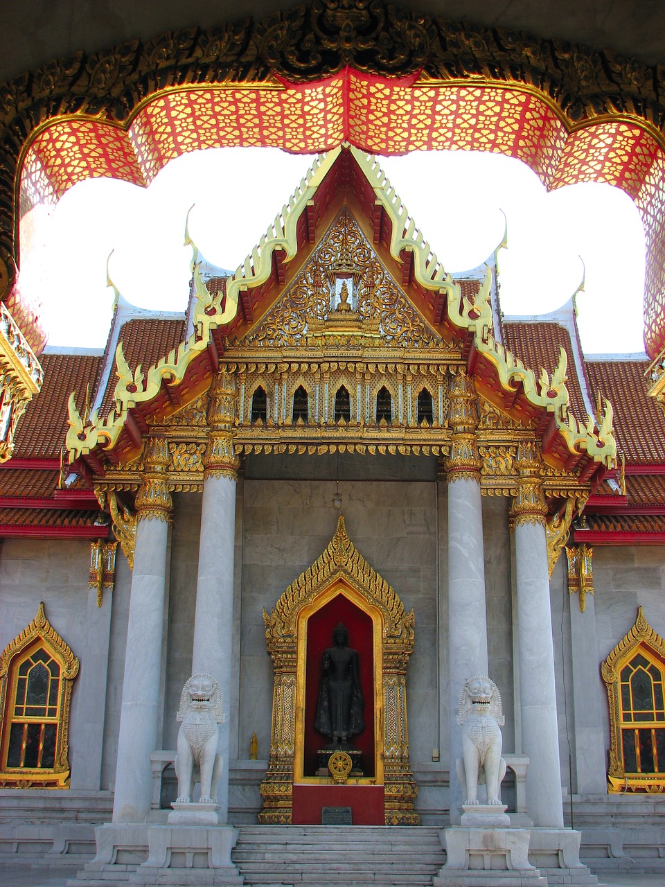 Tailando Šventykla, Marmuro Šventykla, Wats, Budizmas, Budistinis, Architektūra, Tailandas, Nemokamos Nuotraukos,  Nemokama Licenzija