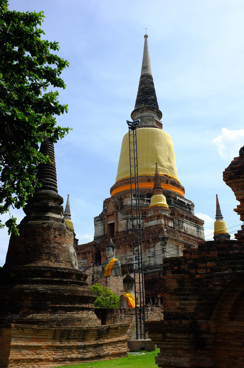 Ayutthaya Senas, Pagoda, Phra Nakhon Si Ayutthaya, Priemonė, Tailandas, Nemokamos Nuotraukos,  Nemokama Licenzija