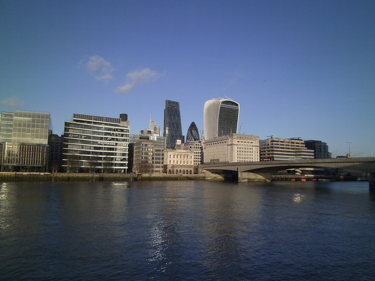 Thames, Londonas, Didžioji Britanija, Anglija, Upė, Tiltas, Nemokamos Nuotraukos,  Nemokama Licenzija
