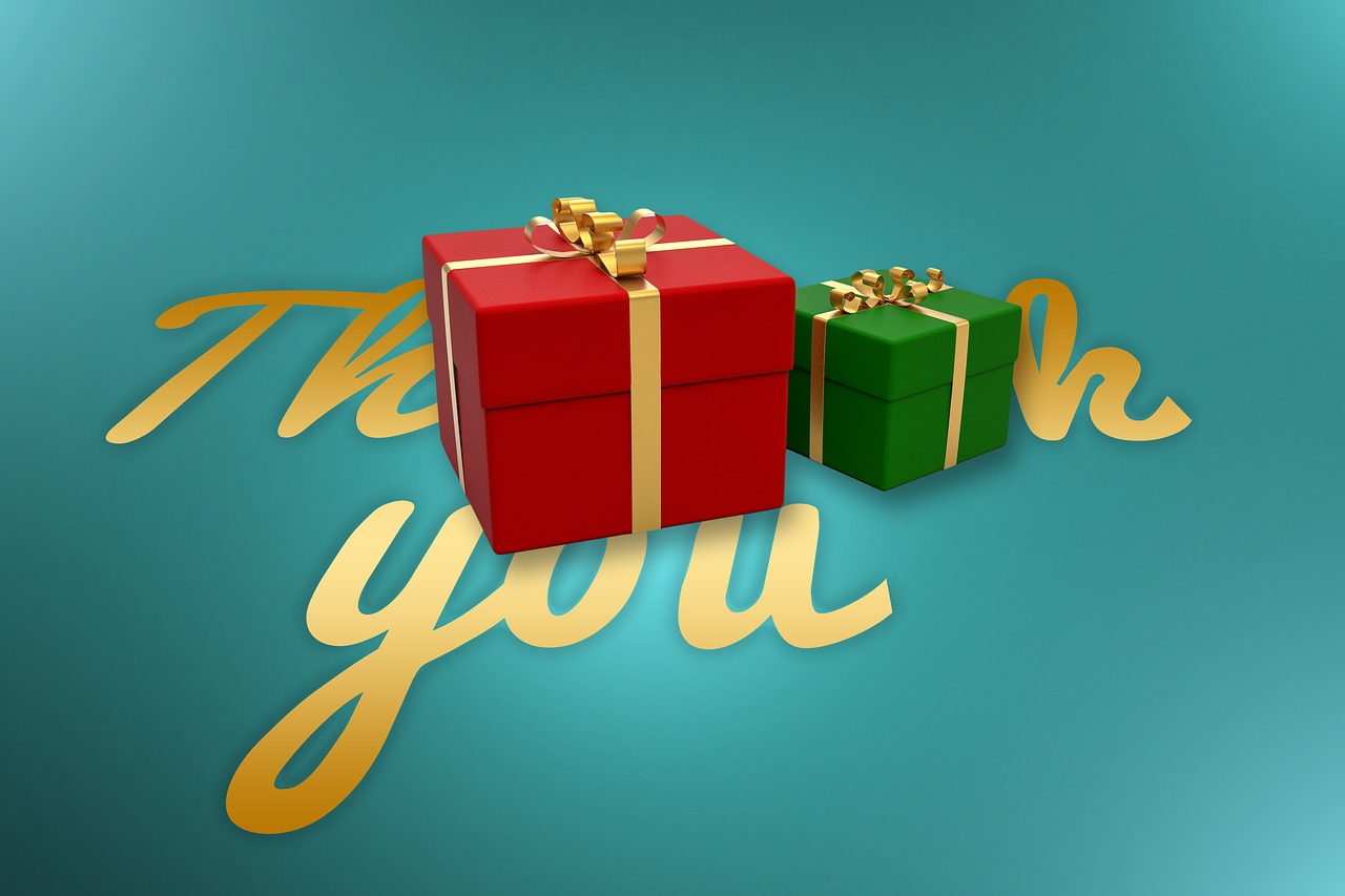 Ačiū, Labai Ačiū, Dovanos, Kalėdos, Dėžė, Gamta, Padėka, Duoti, Ornamentas, Blizgantis