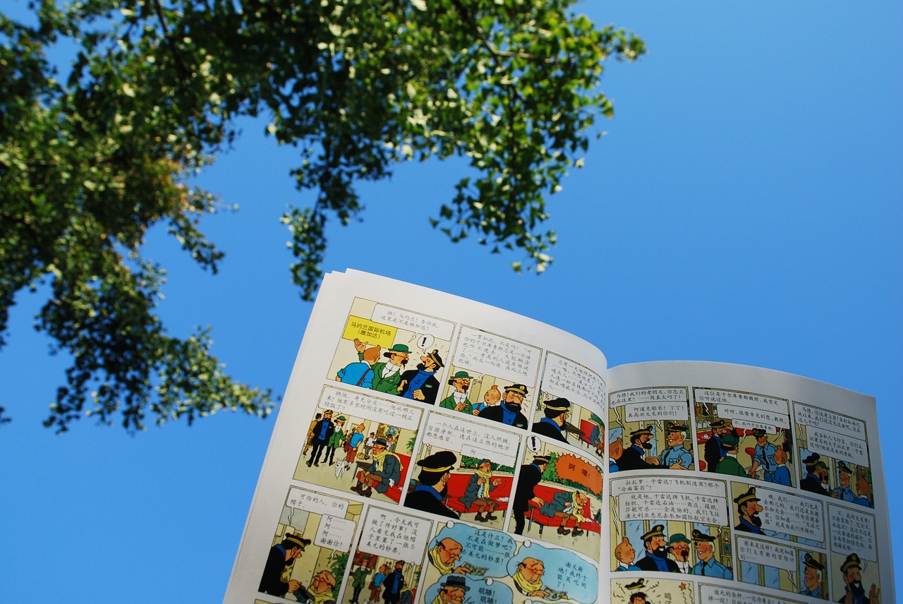 Tintino Nuotykiai, Animacinis Filmas, Mėlynas Dangus, Saulės Šviesa, Skaityti, Malonumas, Nemokamos Nuotraukos,  Nemokama Licenzija