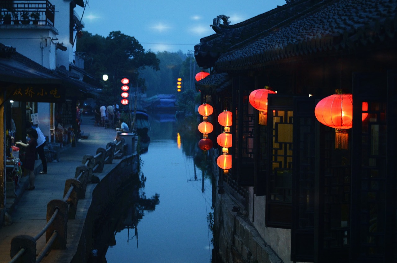 Senovinis Miestas, Jiangnanas, Suzhou, Nemokamos Nuotraukos,  Nemokama Licenzija