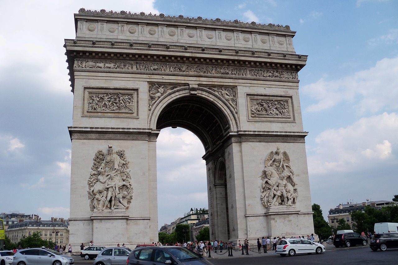 Arc De Triomphe, Paris, France, Nemokamos Nuotraukos,  Nemokama Licenzija