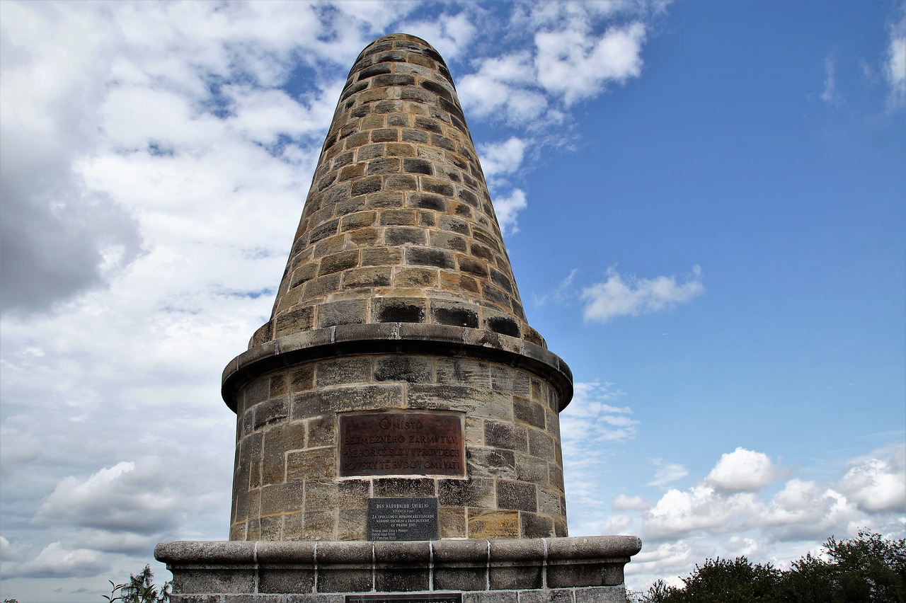 Iš Lipany Mūšis,  Graylings,  Memorial,  Cairn,  Karas,  Istorija,  Husycki,  Hussites,  ,  Kruvinas