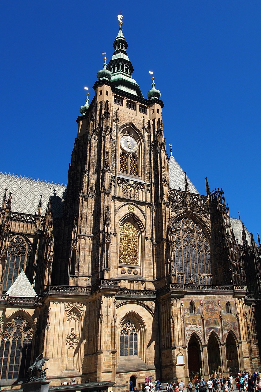 Katedra,  Čekijos Respublika,  Praha,  Turizmas,  Bažnyčia,  Architektūra,  Dekoravimo,  Michailo Katedra,  Religinis,  Paminklai