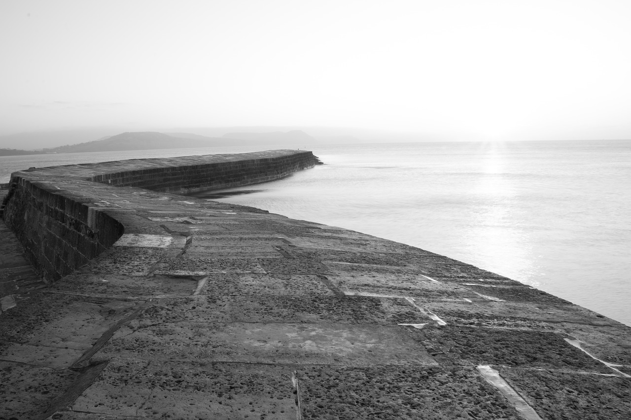 Koba, Lyme Regis, Dorset, Kranto, Anglija, Britanija, Jurassic, Kelionė, Jūra, Pakrantės