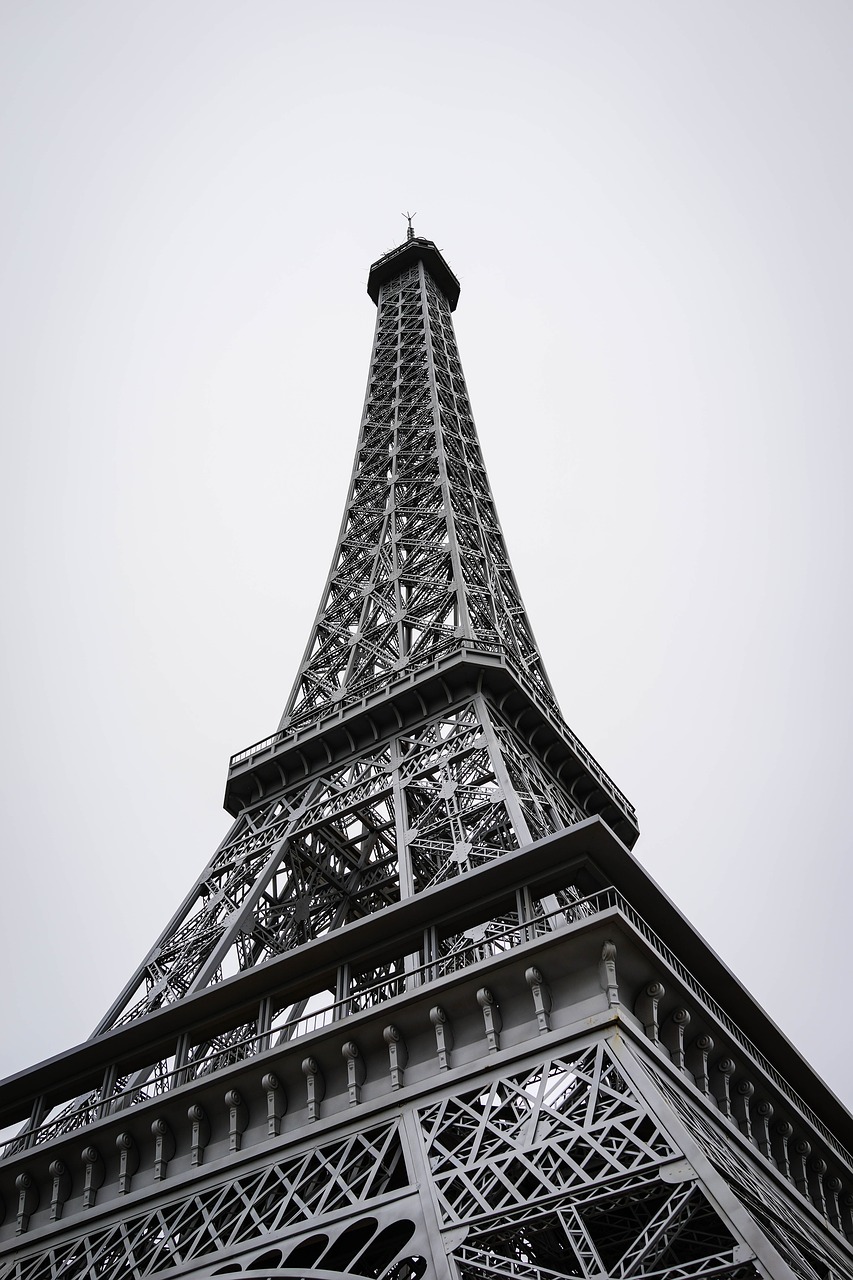 Eifelio Bokštas, Miniatiūrinė, Paris, Debesis, Statyba, Orientyras, Europa, Turizmas, Paminklas, Žinomas