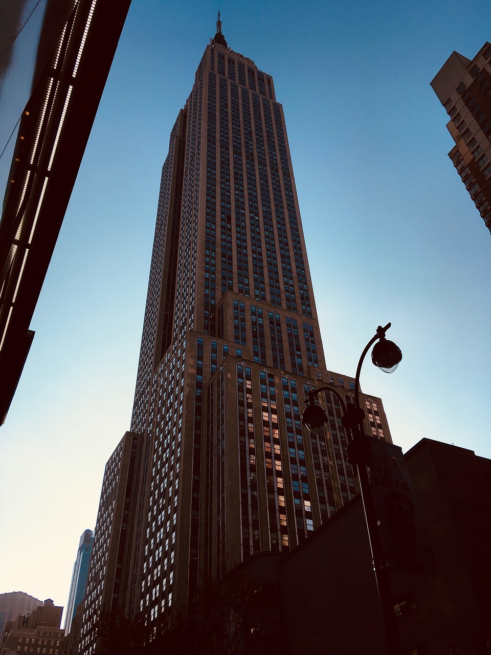 Empire State Building,  Niujorkas,  Manhattan,  Dangoraižis,  Amerika,  Metropolis,  Miestas,  Kelionė,  Šventė, Nemokamos Nuotraukos