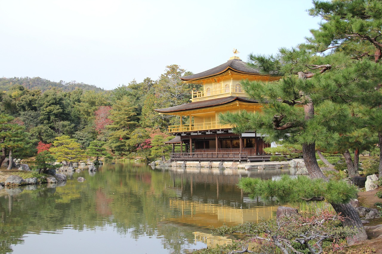 Auksinis Paviljonas, Kyoto, Japonija, Nemokamos Nuotraukos,  Nemokama Licenzija