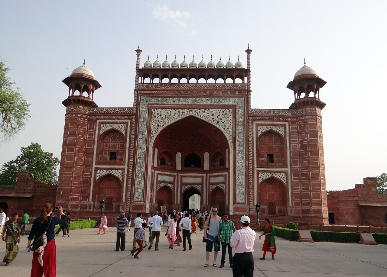 Didieji Vartai, Darwaza-I-Rauza, Taj Mahal, Agra, Indija, Nemokamos Nuotraukos,  Nemokama Licenzija