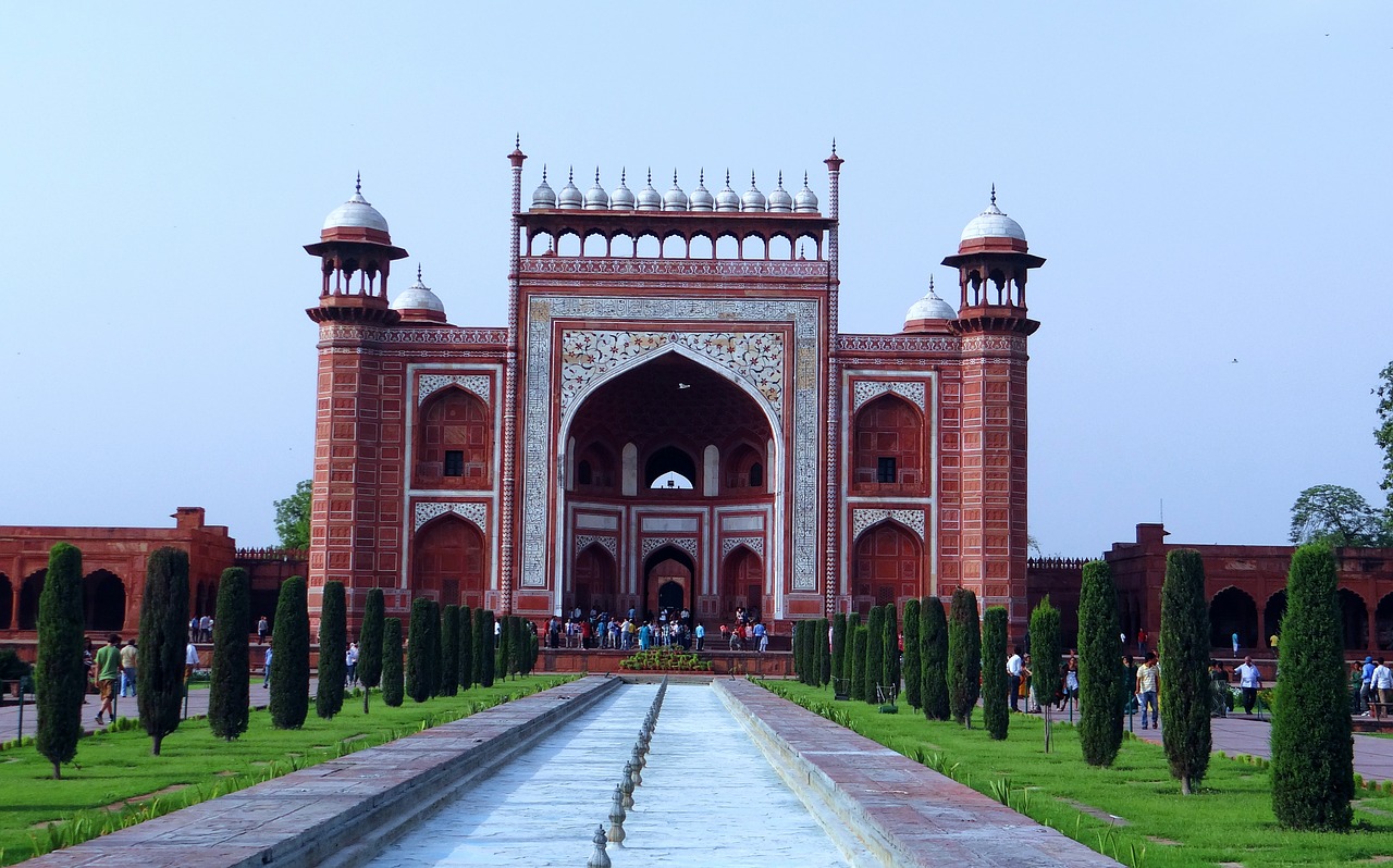 Didieji Vartai, Taj Mahal, Darwaza-I-Rauza, Vidinis Vaizdas, Agra, Indija, Nemokamos Nuotraukos,  Nemokama Licenzija