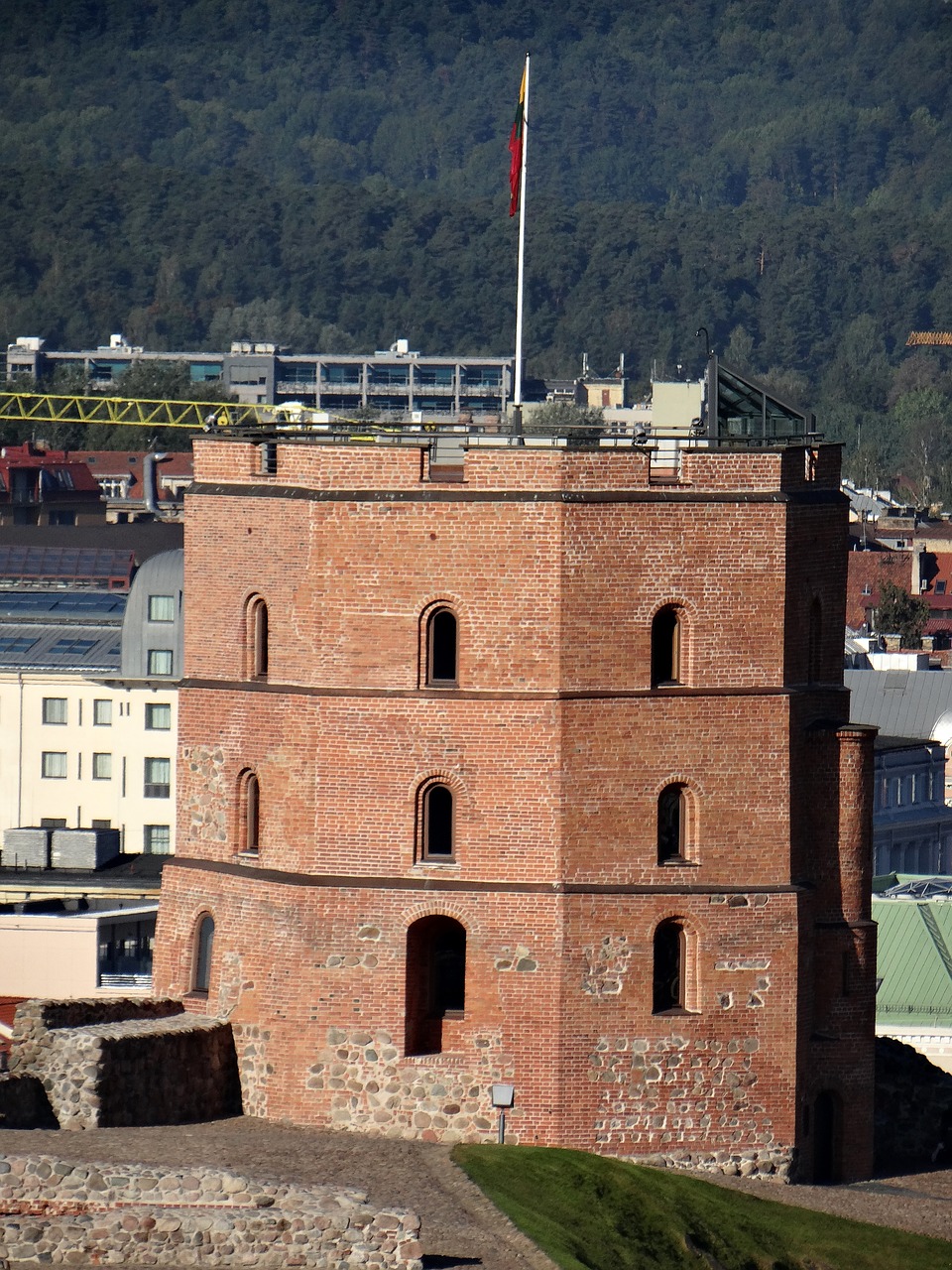 Gedimino Kalnas, Viršutinė Pilis, Paminklas, Bokštas, Tv Bokštas, Architektūra, Pilis, Vilnius, Lietuviu, Paminklai