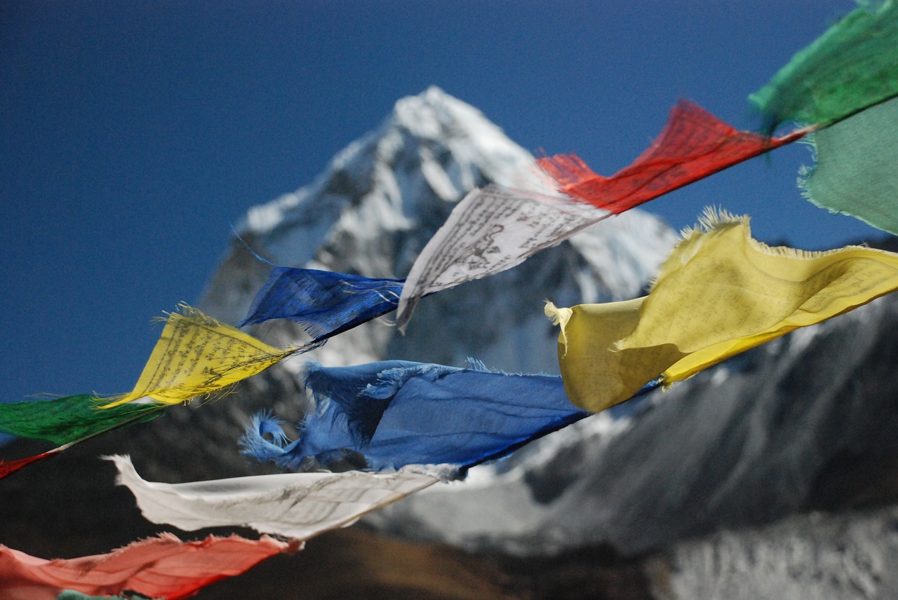 Himalajai,  Nepale,  Maldos Vėliavos,  Tibeto Vėliavos, Nemokamos Nuotraukos,  Nemokama Licenzija