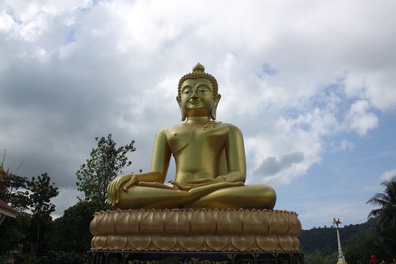 Sala Ko Kode, Buda, Tailandas, Sala, Statula, Budizmas, Religija, Didinga Statula, Atrakcionai Tailandas, Turizmas