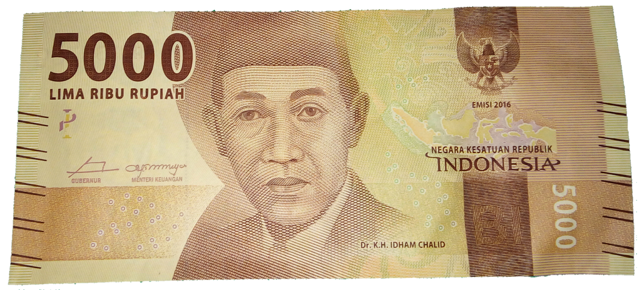 Paskutiniai Pinigai 2017, Rupija Indonesia Terbaru, Nominalas 5000, Nemokamos Nuotraukos,  Nemokama Licenzija