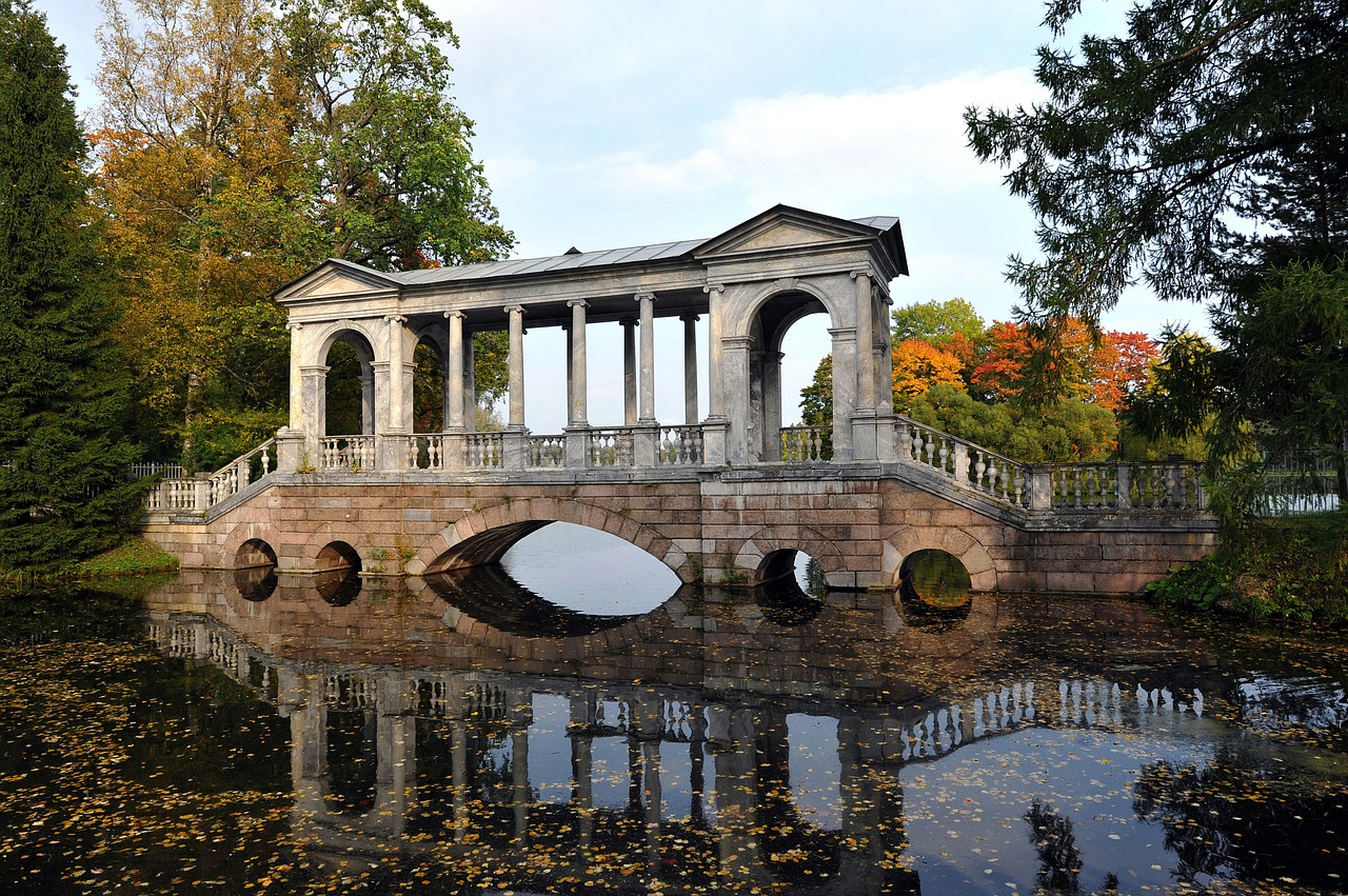 Marmurinis Tiltas, Rūmų Ansamblis Tsarskoe Selo, Parkas, Nemokamos Nuotraukos,  Nemokama Licenzija