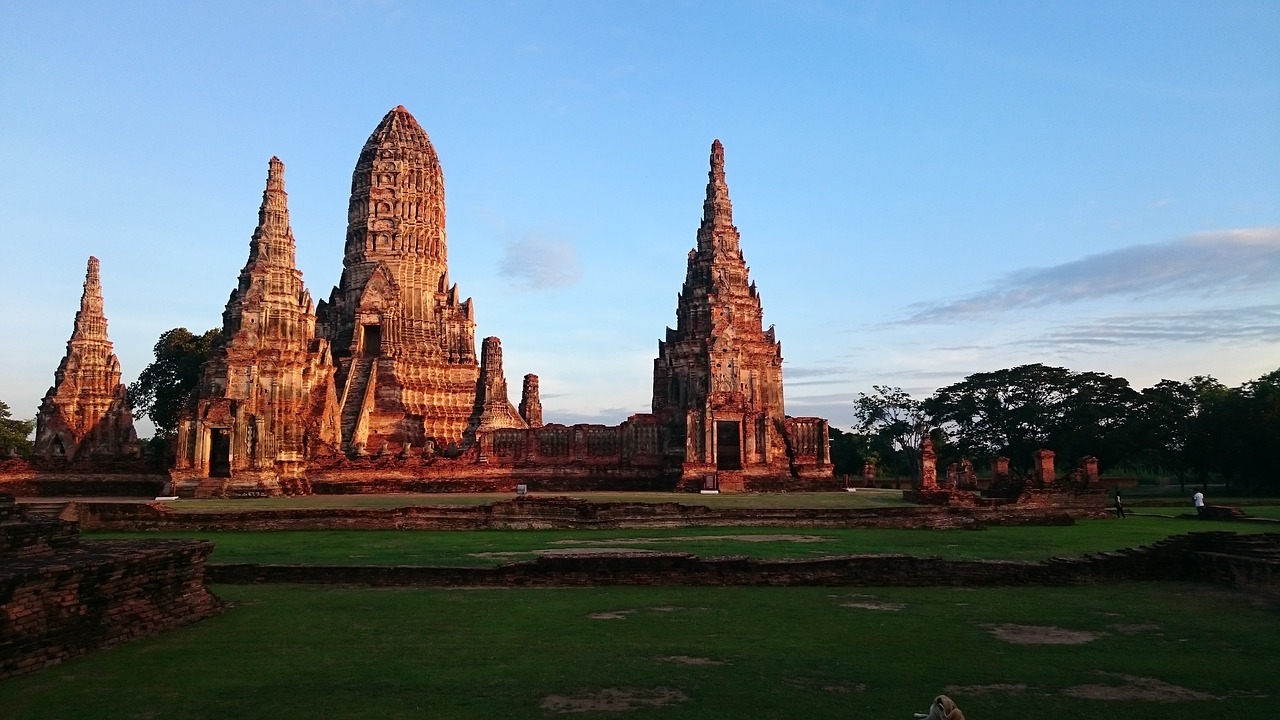 Senoji Šventykla, Ayutthaya, Priemonė, Tailandas, Senovės, Ayutthaya Istorinis Parkas, Senovės Siam, Senamiestis, Budizmas, Ayutthaya Senas
