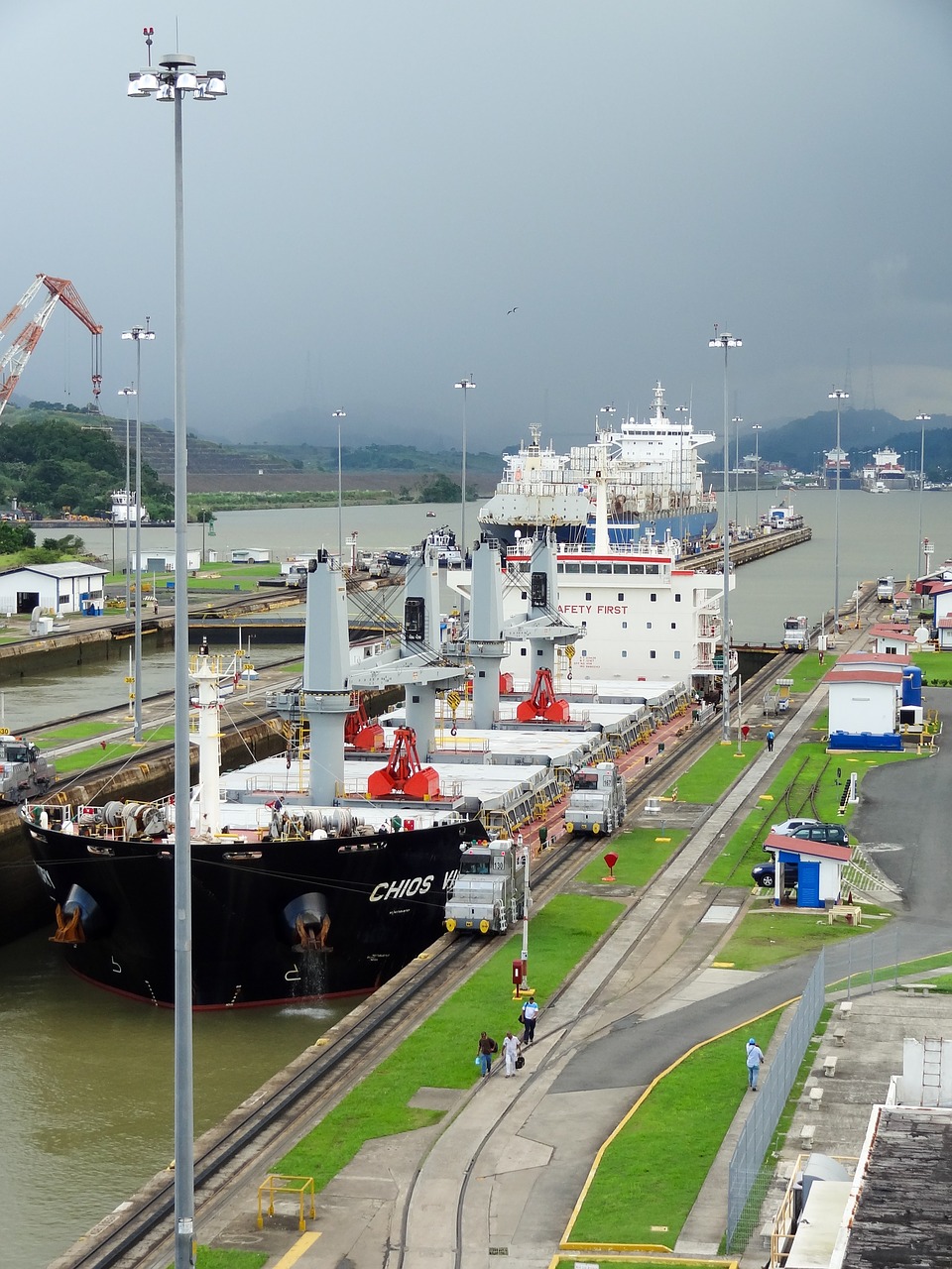 Panamos Kanalas, Laivas, Panama, Ramiojo Vandenyno Regionas, Nemokamos Nuotraukos,  Nemokama Licenzija