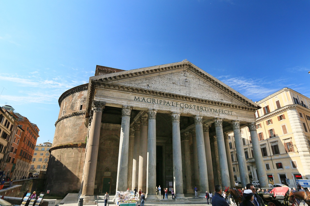 Panteonas, Bažnyčia, Roma, Nemokamos Nuotraukos,  Nemokama Licenzija