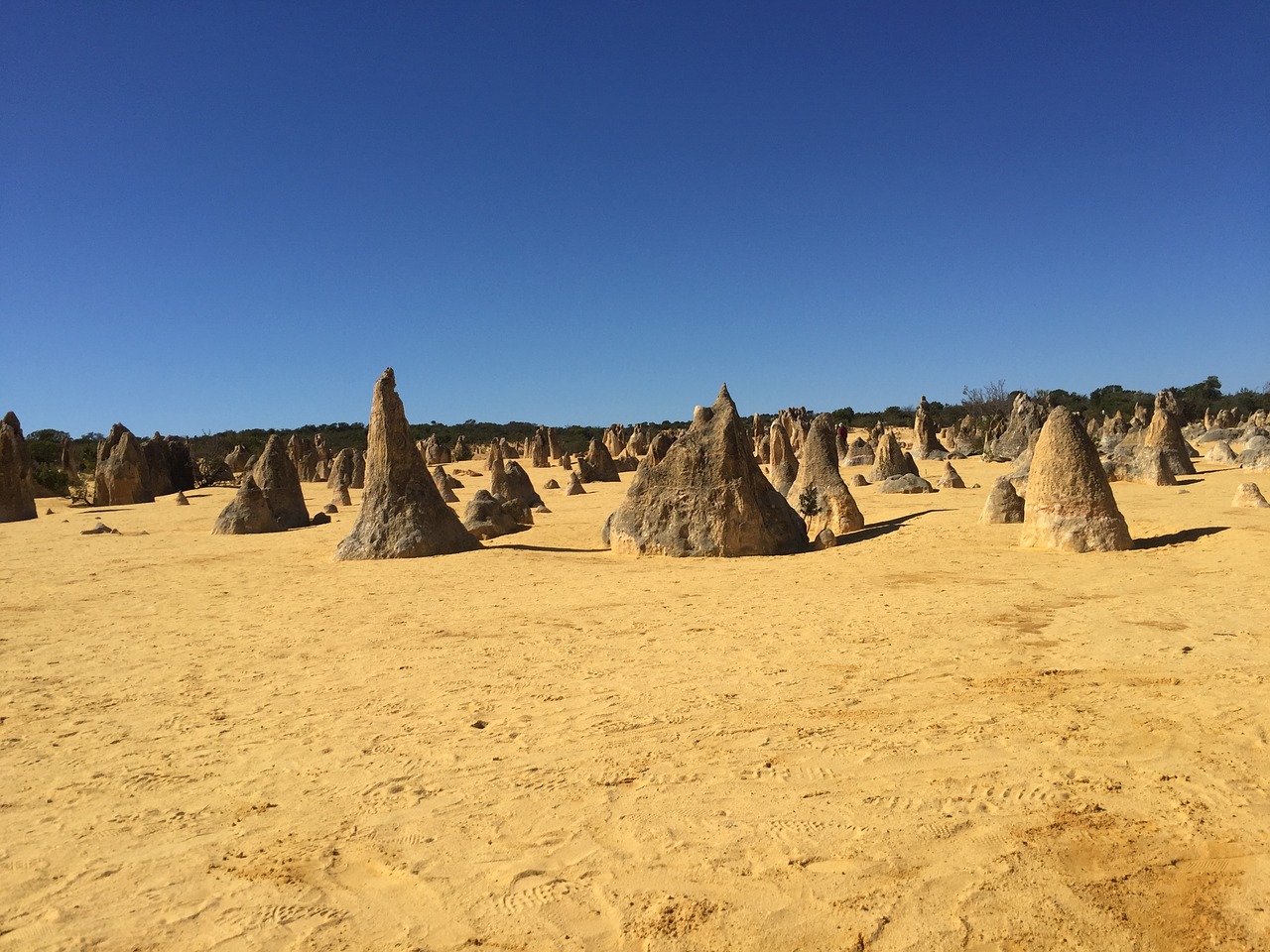 Pinnacles, Australia, Nambungo Nacionalinis Parkas, Dykuma, Smėlio Kopa, Rokas, Kalkakmenis, Formavimas, Kraštovaizdis, Cervantes