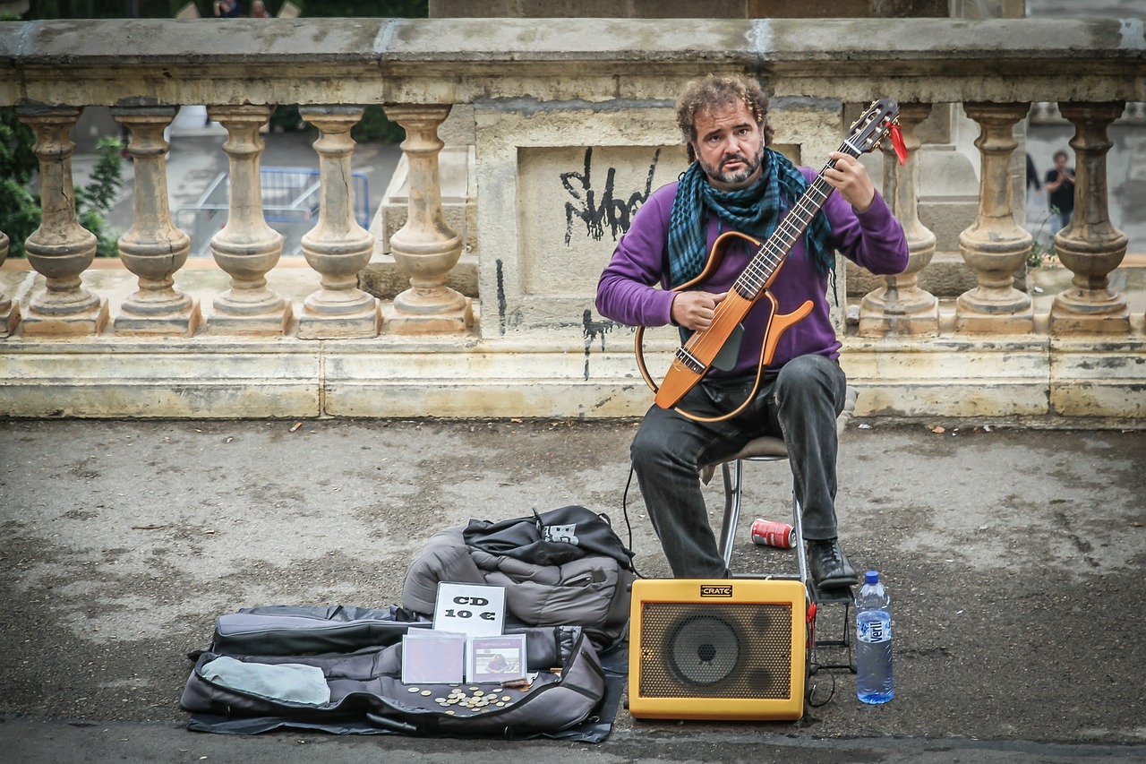 Piper, Muzika, Gitara, Gitaristas, Barcelona, Ispanija, Nemokamos Nuotraukos,  Nemokama Licenzija