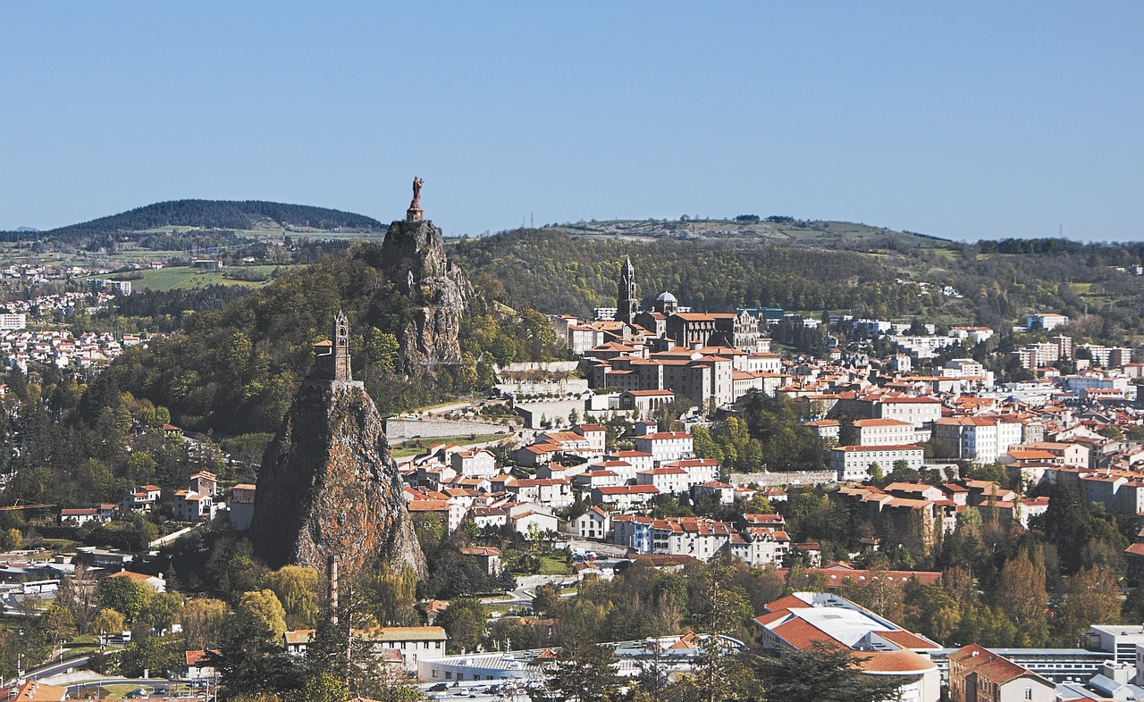 Velajis, Auvergne, Ugnikalniai, Kraštovaizdis, Kalnas, Panorama, Miestas, Nemokamos Nuotraukos,  Nemokama Licenzija