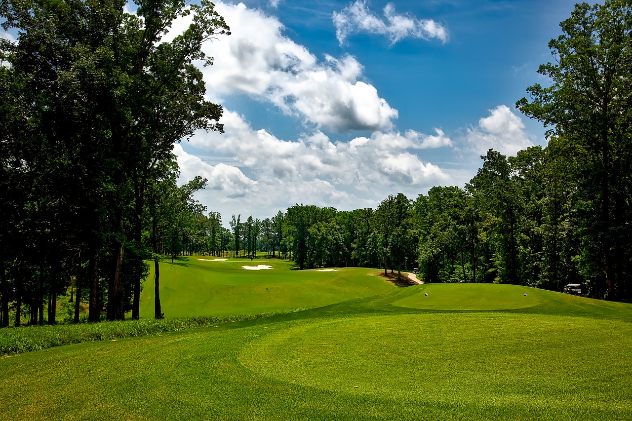 Pasibaigia Kursas, Raumenų Nuosėdos, Alabama, Golfas, Smėlio Gaudyklė, Sportas, Laisvalaikis, Poilsis, Dangus, Debesys