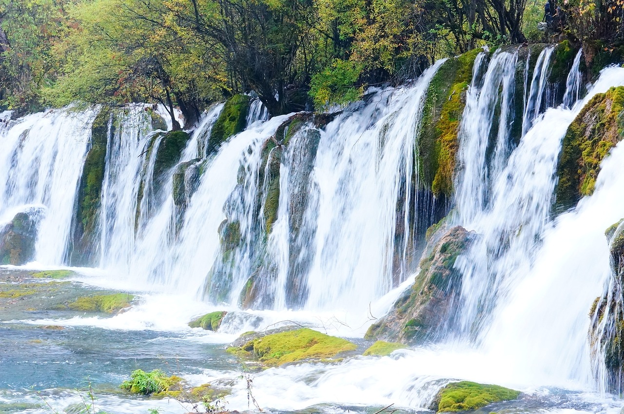 Sniego Kritimas, Kritimo, Ruduo, Jiuzhaigou, Nacionalinis Parkas, Nemokamos Nuotraukos,  Nemokama Licenzija