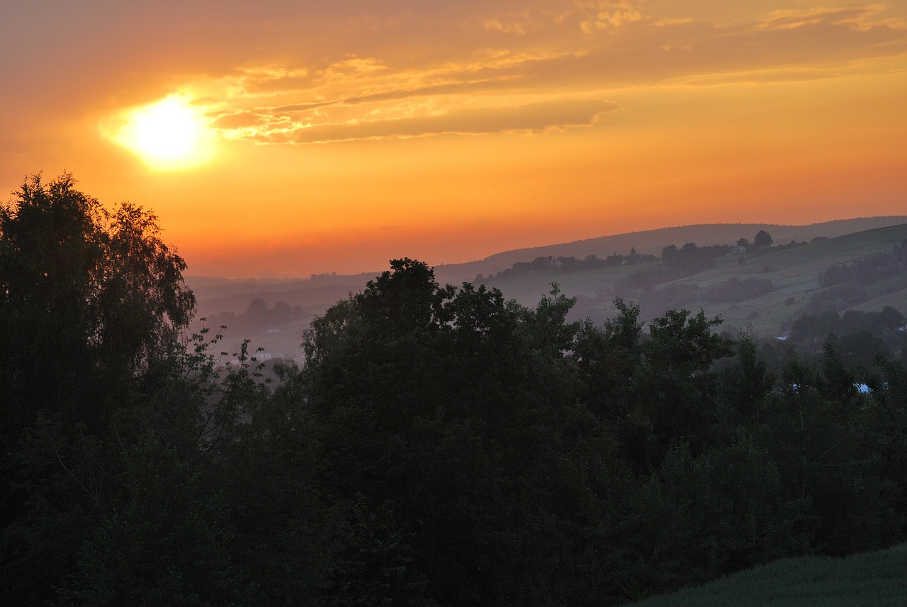 Saulė, Vakaras, Saulėlydis, Vaizdas, Nuotaika, Twilight, Peizažas, Debesys, Šviesa, Kraštovaizdis