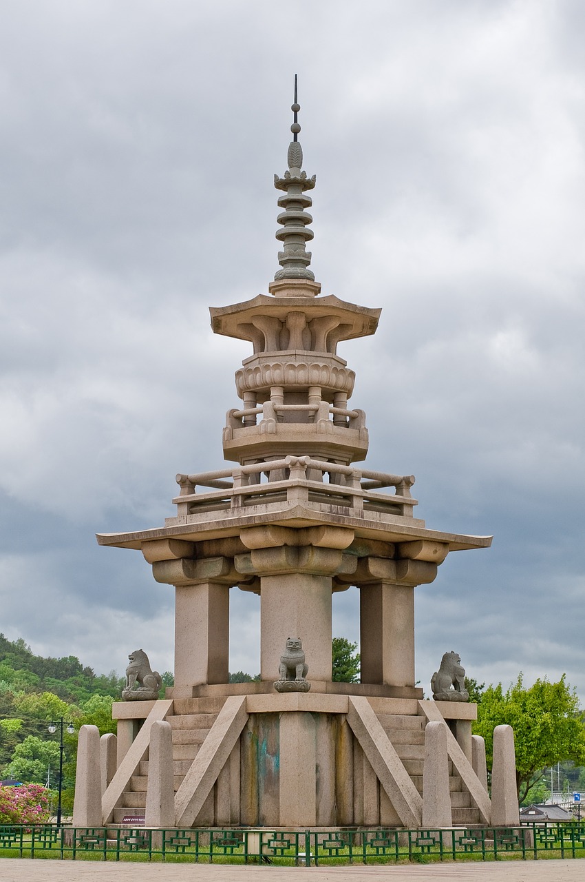 Tahōtō, Akmens Bokštas, Kultūros Vertybė, Korėjos Kultūra, Tradicinis, Turistų Kelionės Tikslas, Korėja, Korėjos Respublika, Lenktynės, Statyba