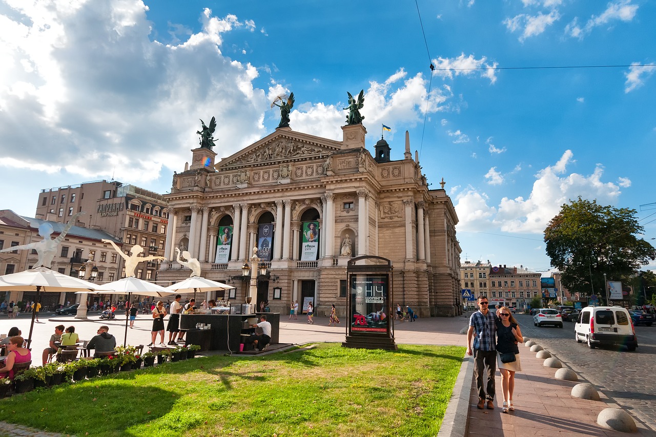 Teatras, Erdvė, Lviv, Lvov, Ukraina, Istoriškai, Kuk, Nemokamos Nuotraukos,  Nemokama Licenzija