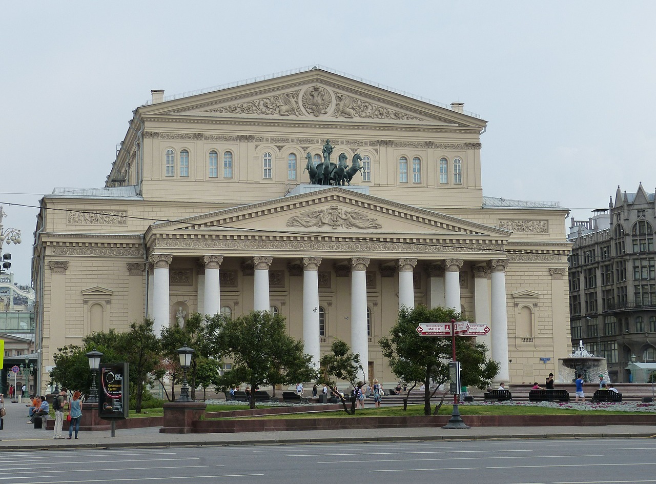 Teatras, Didžioji, Moscow, Rusija, Kapitalas, Architektūra, Istoriškai, Menas, Portalas, Vaidyba