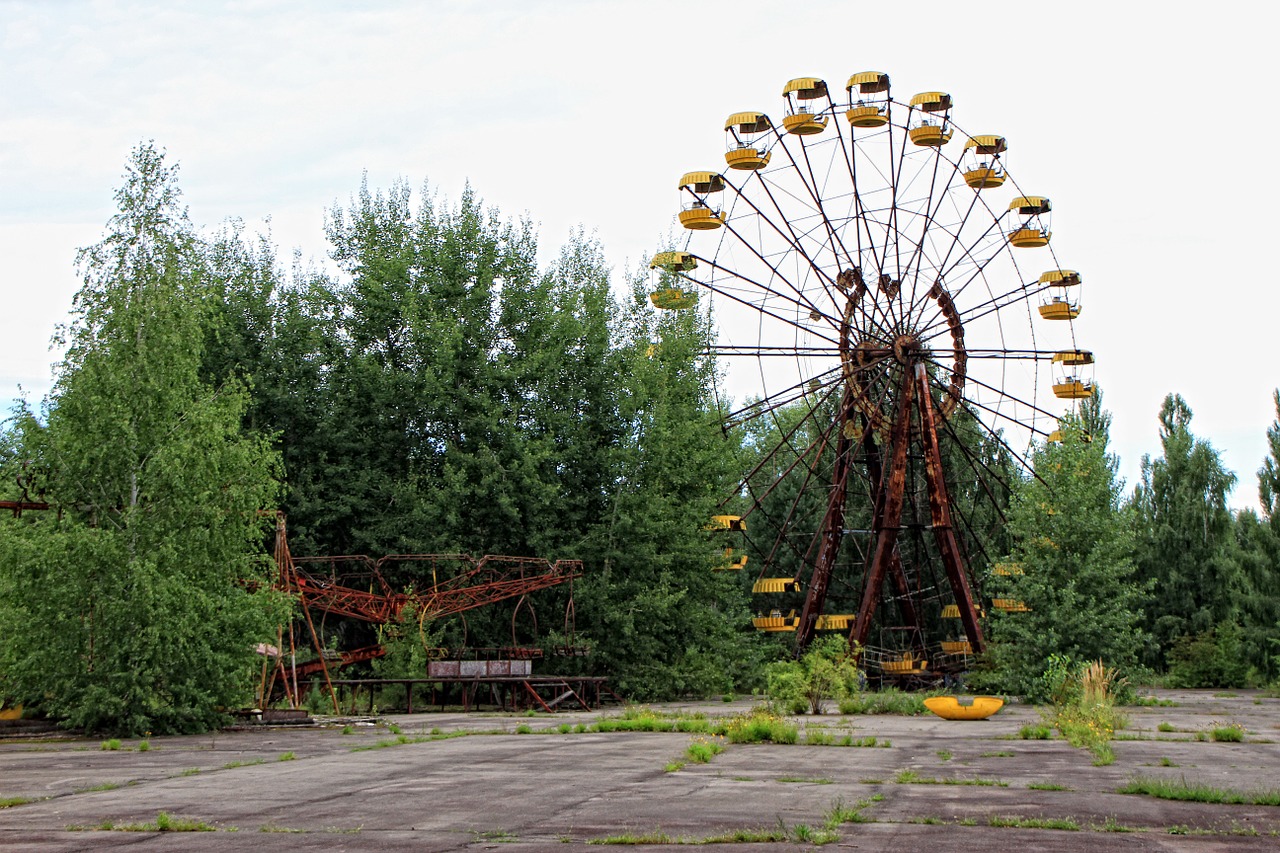 Teminis Parkas, Ferris Ratas, Didelis, Ratas, Linksma, Karnavalas, Šviesus, Festivalis, Paroda, Funfair