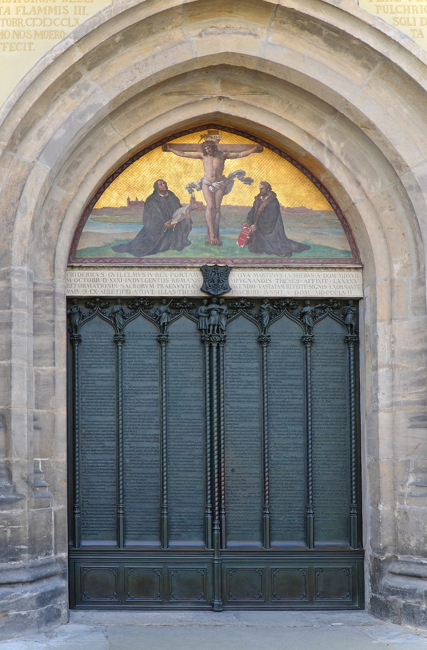 Šios Durys, Pilies Bažnyčia, Lutherstadt, Wittenberg, Liuteris, Bažnyčios Durys, 95 Disertacija, Reformacija, Drenažas, Bažnyčia