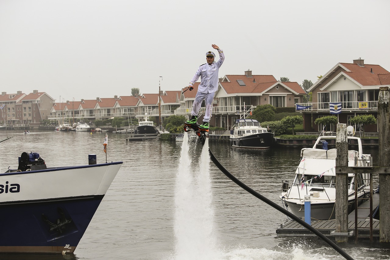 Tholen, Uosto Diena, Flyboard, Nemokamos Nuotraukos,  Nemokama Licenzija