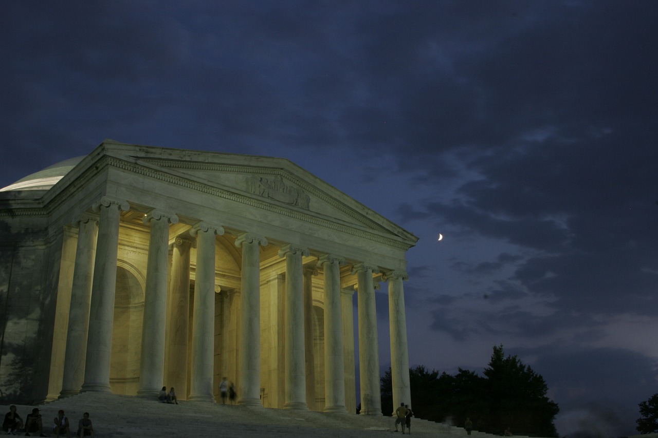 Tomo Džefersono Memorialas, Paminklas, Vašingtonas, Usa, Orientyras, Architektūra, Kapitalas, Nacionalinis, Stulpai, Nemokamos Nuotraukos