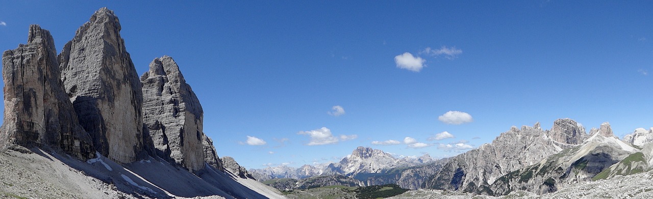 Trys Zinnen,  Kalnai,  Alpių,  Dolomitai,  Italy,  Rokas,  Didelis Viršūnė,  Šiaurinė Siena,  Maža Gargoyle,  Gamtos Stebūklai