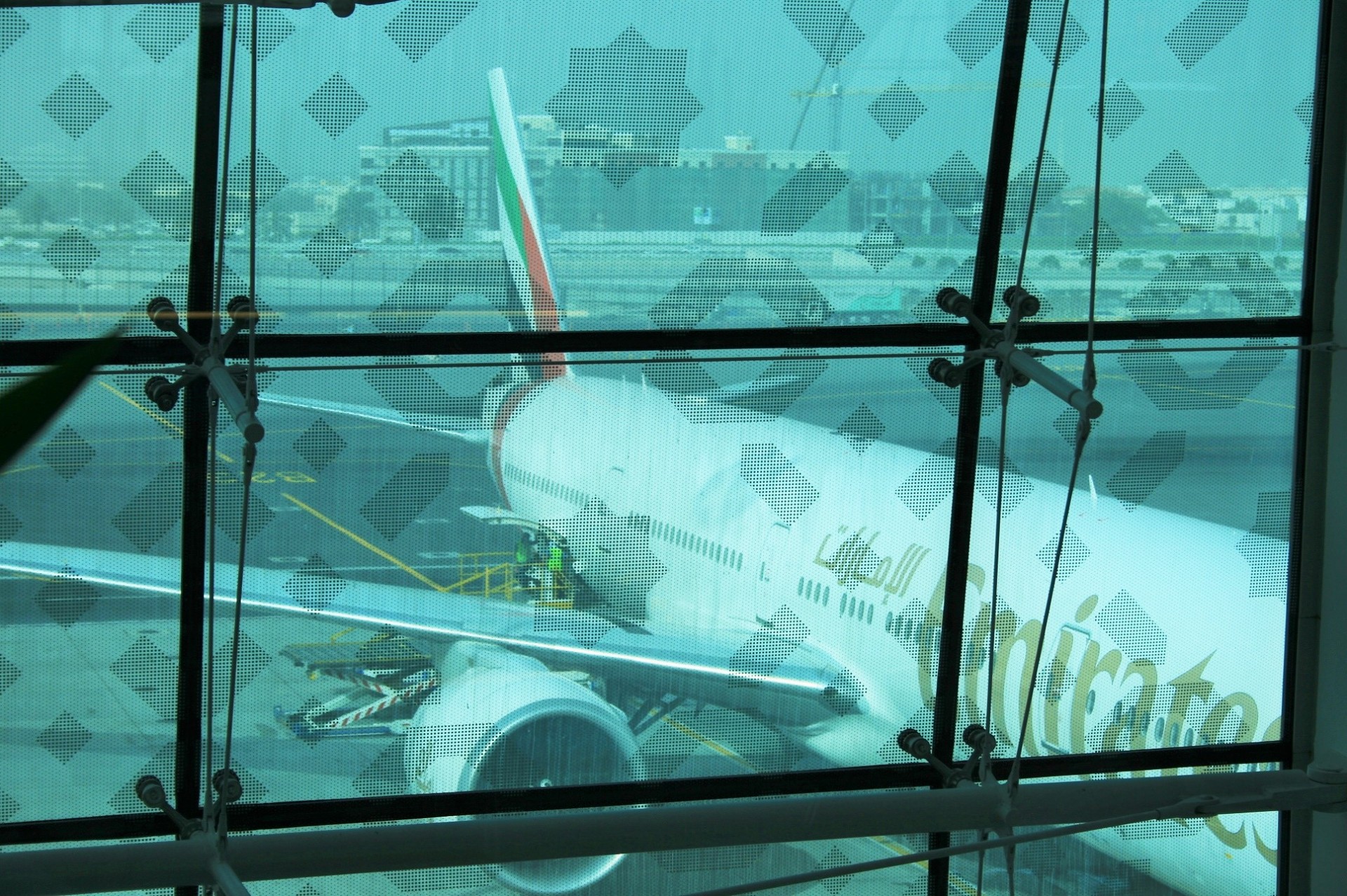 Oro Uostas,  Langas,  Atspalvis,  Žalias,  Orlaivis,  Per Dubai Oro Uosto Langą, Nemokamos Nuotraukos,  Nemokama Licenzija
