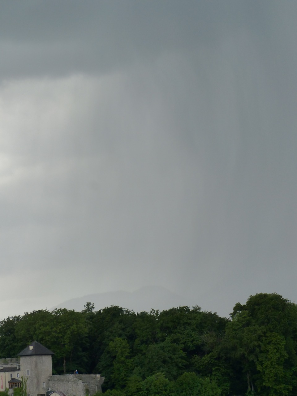 Griauna, Audra, Lietus, Rainstorm, Lietaus Debesys, Strömender Lietus, Liudijimas, Mönchberg, Salzburg, Naturfreundehaus