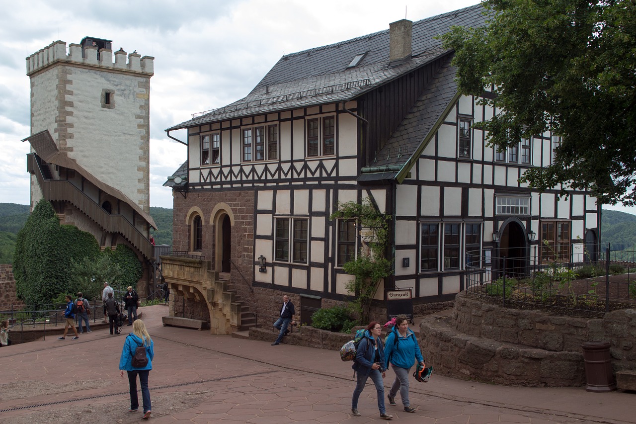 Turingijos Federalinė Žemė, Pilis, Wartburg Pilis, Eisenach, Pasaulinis Paveldas, Nemokamos Nuotraukos,  Nemokama Licenzija