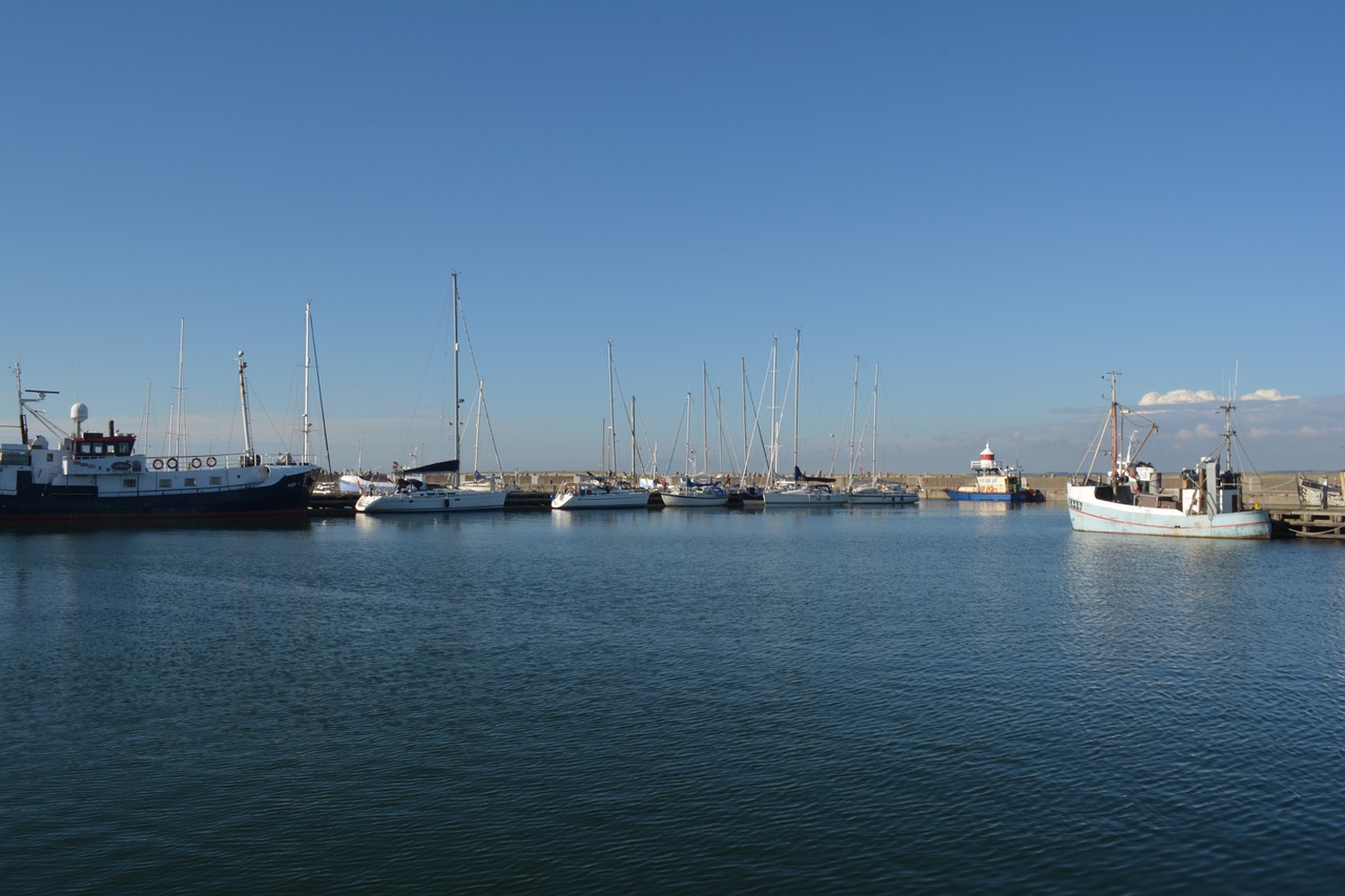 Thyborøn, Denmark, Uostas, Nemokamos Nuotraukos,  Nemokama Licenzija