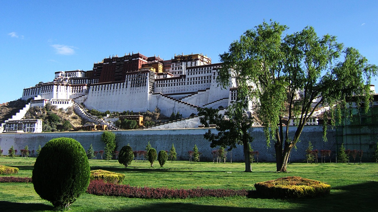 Tibetas, Potala Palace, Vienuolynas, Dalai Lama, Budizmo, Nemokamos Nuotraukos,  Nemokama Licenzija