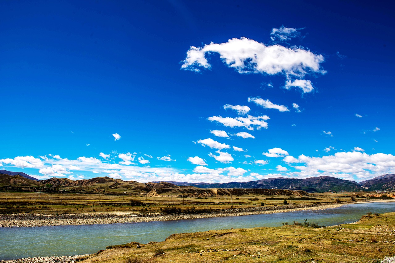 Tibetas, Kraštovaizdis, Fotografija, Kalnas, Kraštovaizdis, Upė, Nemokamos Nuotraukos,  Nemokama Licenzija