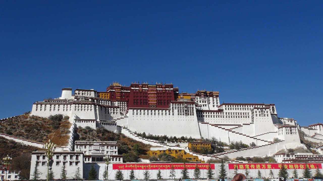 Tibetas, Lhasa, Turizmas, Pastatas, Dangus, Miestas, Vandenys, Nemokamos Nuotraukos,  Nemokama Licenzija