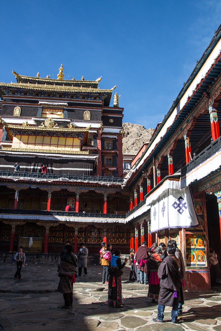 Tibetas, Shigatse, Vienuolynas, Budizmas, Nemokamos Nuotraukos,  Nemokama Licenzija