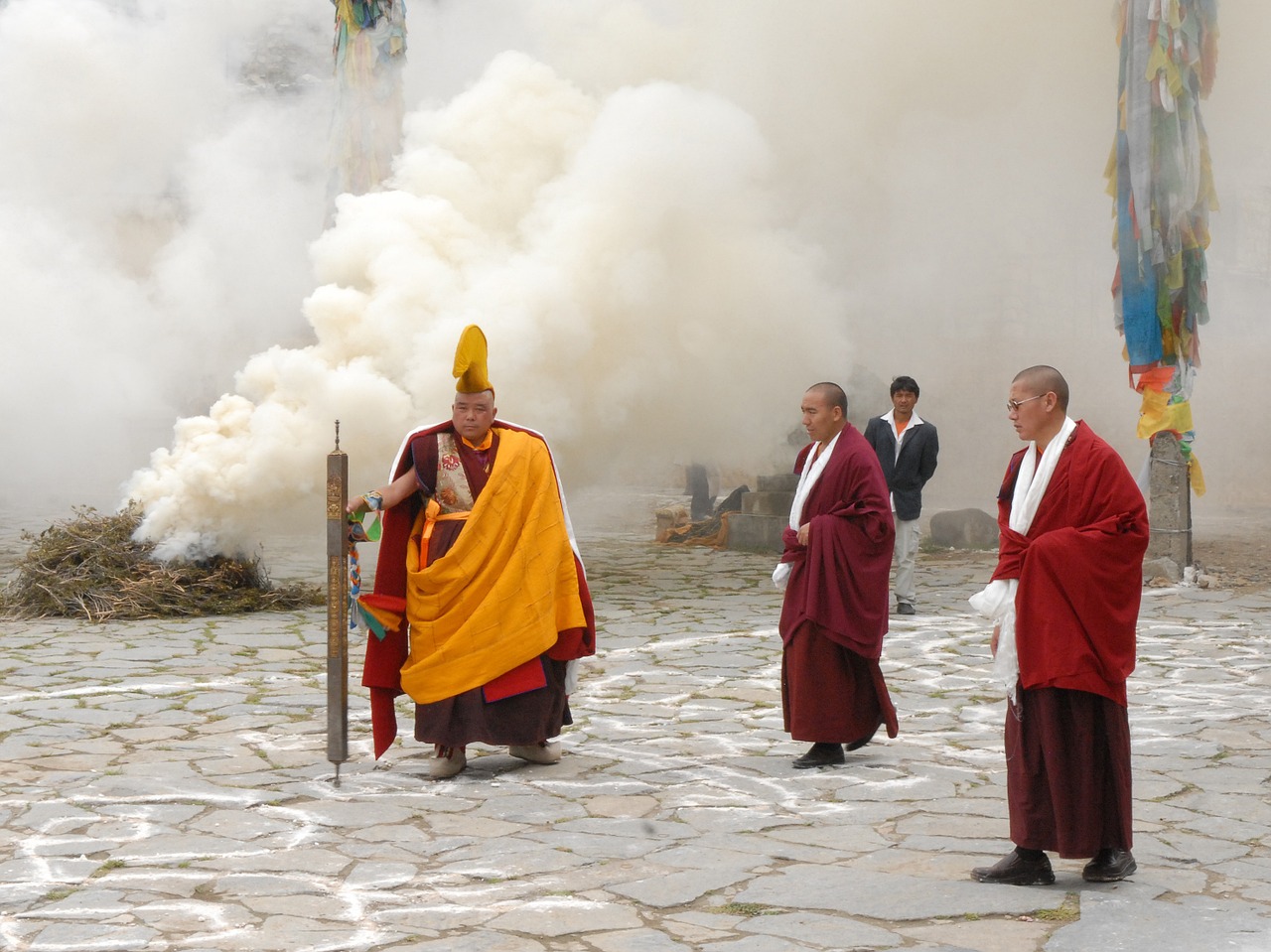 Tibetas, Samių Vienuolynas, Budizmas, Nemokamos Nuotraukos,  Nemokama Licenzija