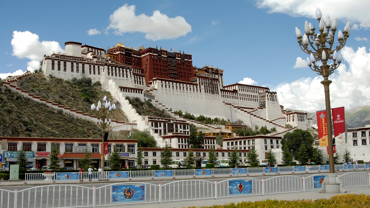 Tibetas, Lhasa, Vienuolynas, Potala Palace, Nemokamos Nuotraukos,  Nemokama Licenzija