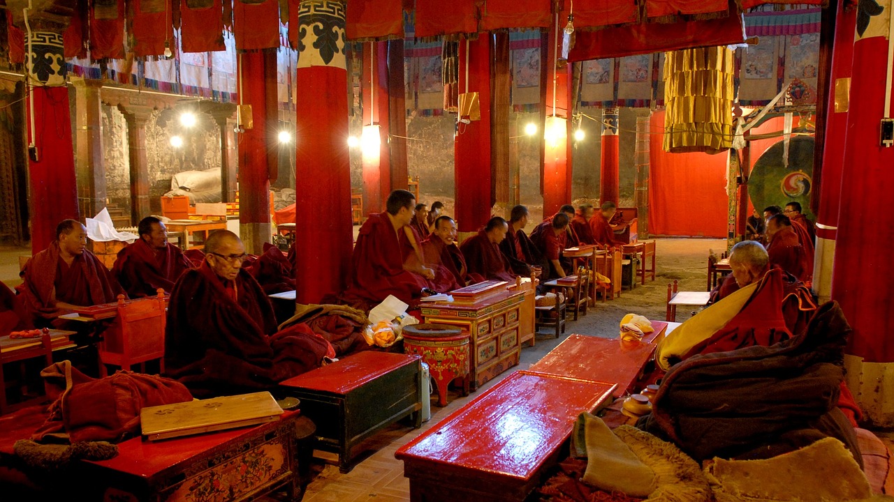 Tibetas, Vienuolynas, Gyantse, Budizmas, Malda, Nemokamos Nuotraukos,  Nemokama Licenzija