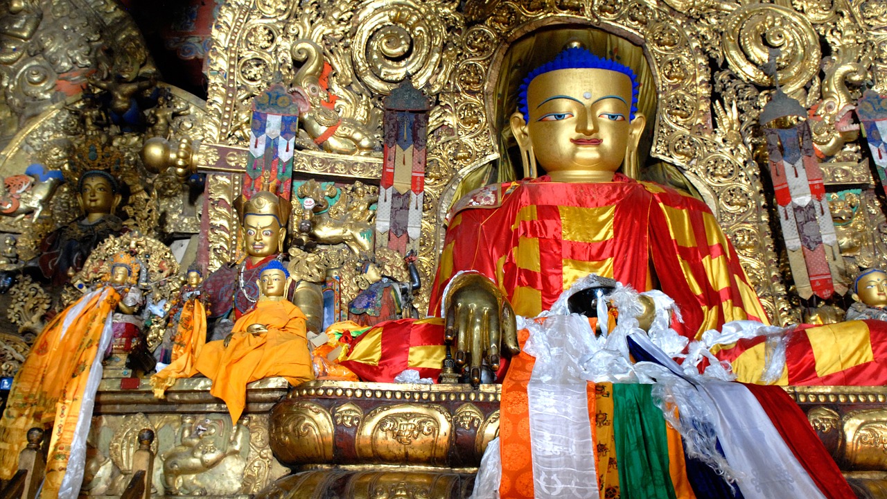 Tibetas, Vienuolynas, Budizmas, Buda, Nemokamos Nuotraukos,  Nemokama Licenzija